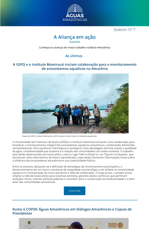 Conservando la Cuenca Amazónica Aguas Amazonicas