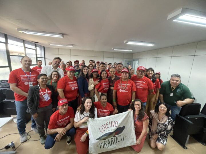 O Coletivo do Pirarucu dialogam com autoridades em Brasília sobre conservação e segurança territorial