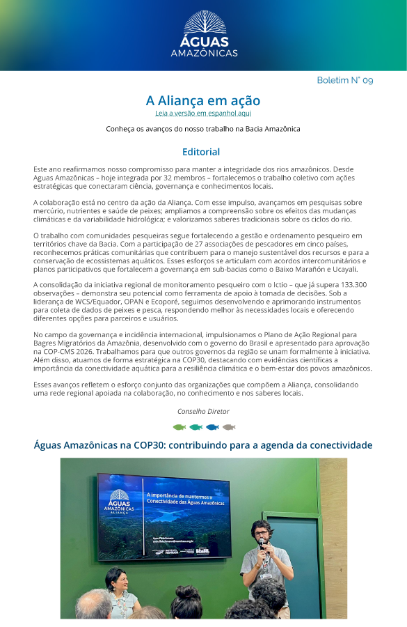 Conservando la Cuenca Amazónica Aguas Amazonicas