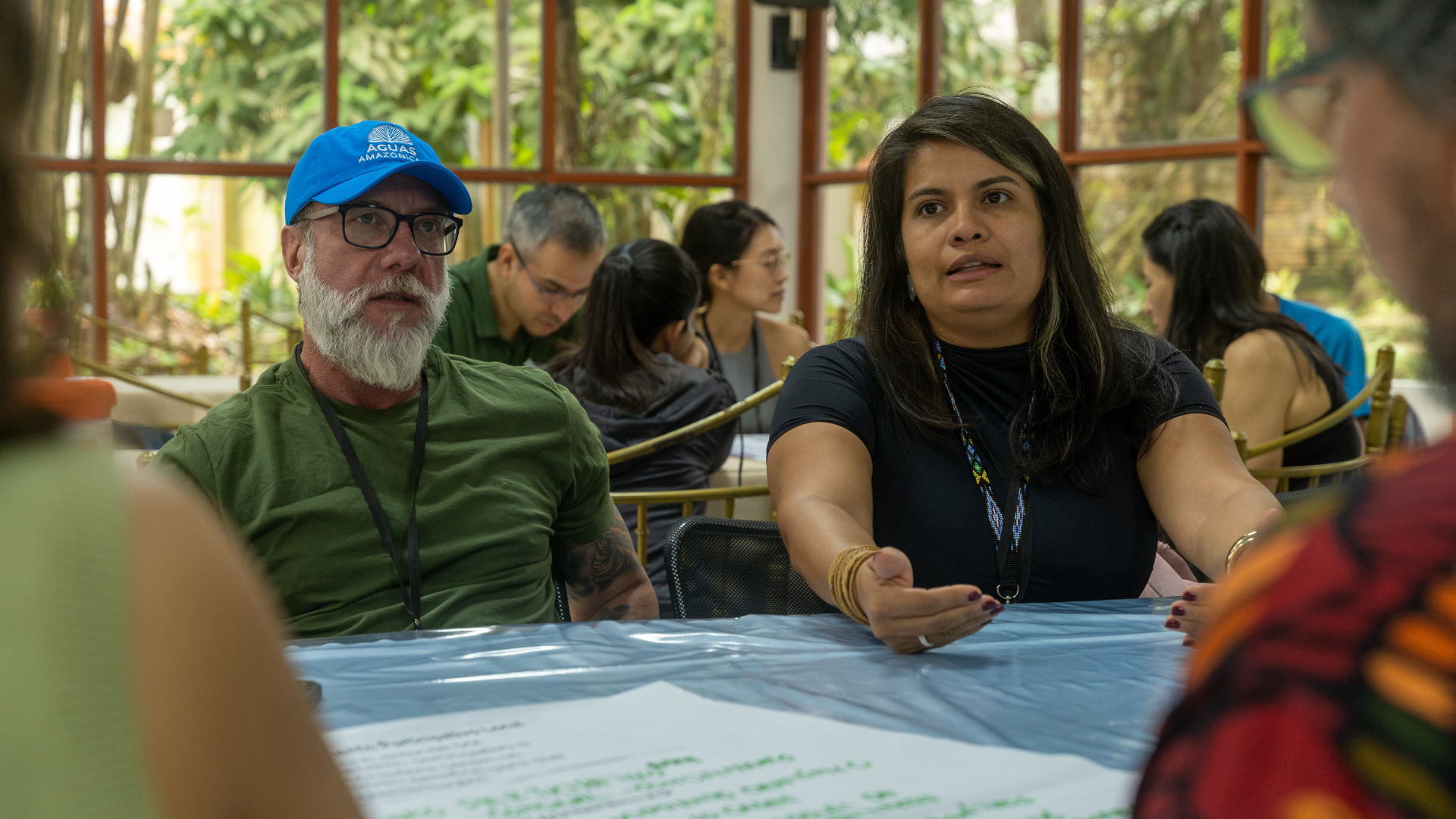 A cooperação regional e a ação coletiva marcam a agenda da Segunda Semana Águas Amazônicas 2 Intercâmbio entre os parceiros na Segunda Semana Águas Amazônicas